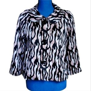 Vertigo Paris Peter Pan Collar Lightweight Jacket